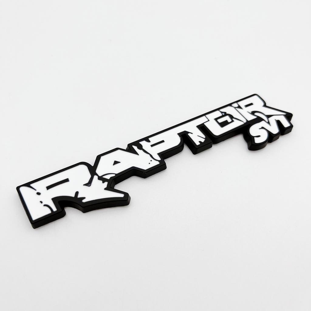 1pcs RAPTOR SVT 3D Metal Emblem Decals Car Wing Fender Rear Trunk Door Stickers Fit For SVT F150 ORV XLT Fx4 Styling Accessories