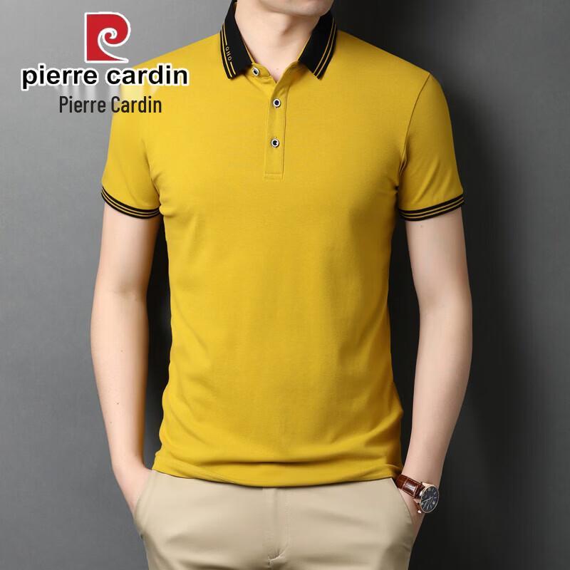 Pierre Cardin Men's Pure Cotton Short Sleeve Polo T-Shirt