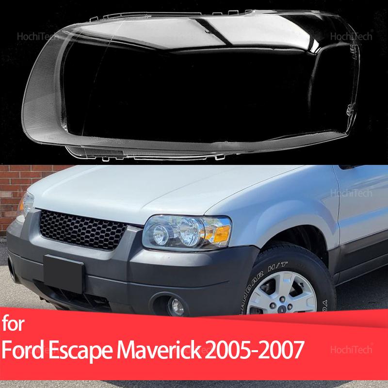 For Ford Escape Maverick 2005 2006 2007 Headlight Cover Car Headlamp Lens Glass Replacement Front Lamp Shade Auto Shell