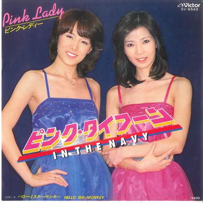7inch Record PINK LADY - Pink Typhoon / Hello Mister Monkey SV6543 VICTOR 1979 Japan Japanese Pop Star Used