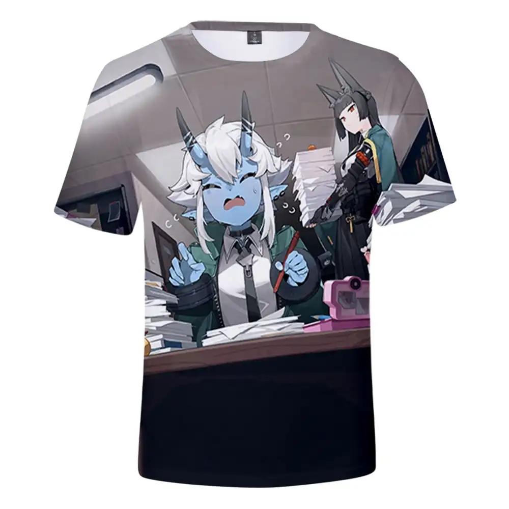 Zenless Zone Zero T-shirt Game 3D Printed Oversized Men's T-shirt Street Fashion Round Neck Short Sleeved Men's Clothing