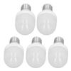 5pcs Light Bulbs E12 Thread Soft Light 1.5W 75LM LED Light Bulbs for Desk Lamp Ceiling Fan Lamp Wall Lamp AC220V