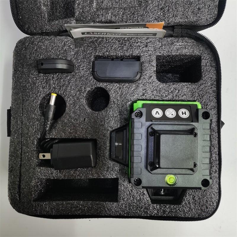 8/12/16 360° Automatic Leveling Instrument High Precision Laser Level Horizontal Vertical Cross Measuring Tools Line Green Light