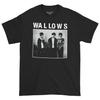 T-shirt Foto di Gruppo Wallows da Uomo Piccola Nera