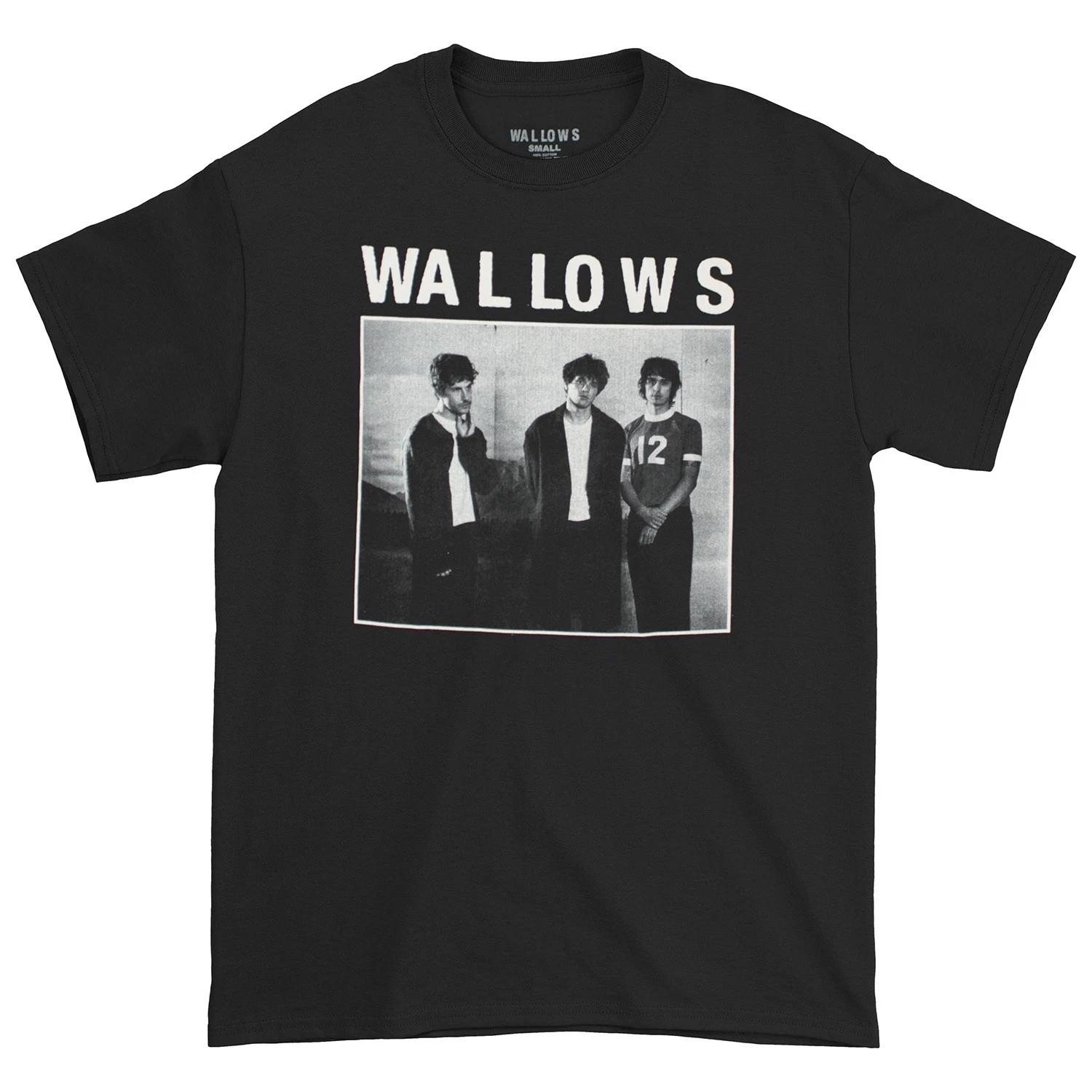 Men s Wallows Group Photo T-shirt Small Black XXXXL