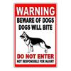 Warning Sign Metal Wall Panel for Garage Studio Cladding