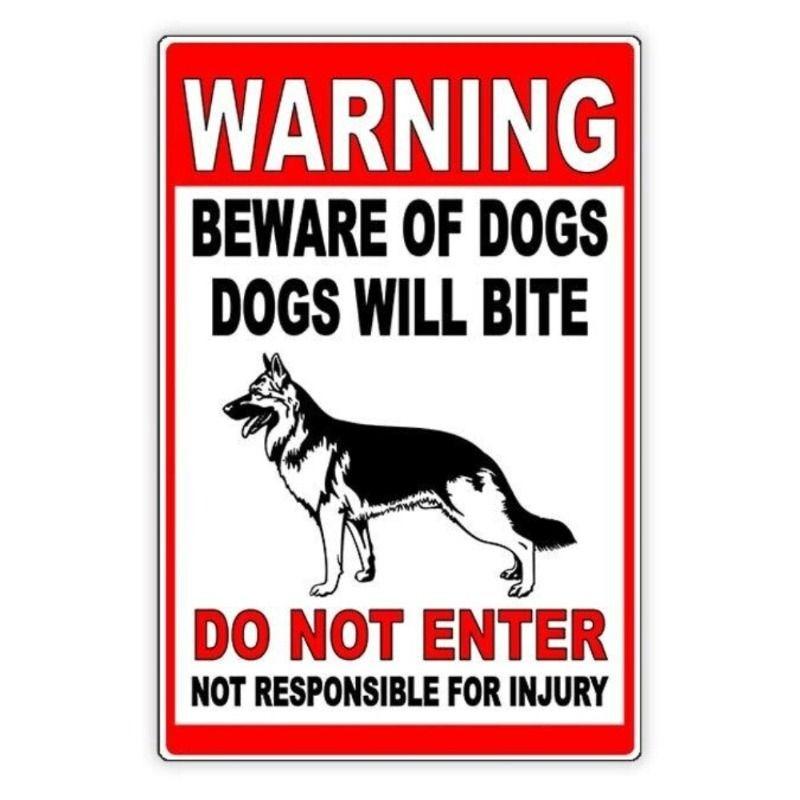 Warning Sign Metal Wall Panel for Garage Studio Cladding