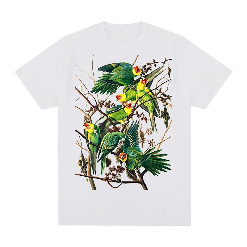 

parrot Vintage tshirt Colorful Animal Funny Birds Hip Hop Harajuku Popular Cotton Unisex T shirt New TEE TSHIRT Womens tops S