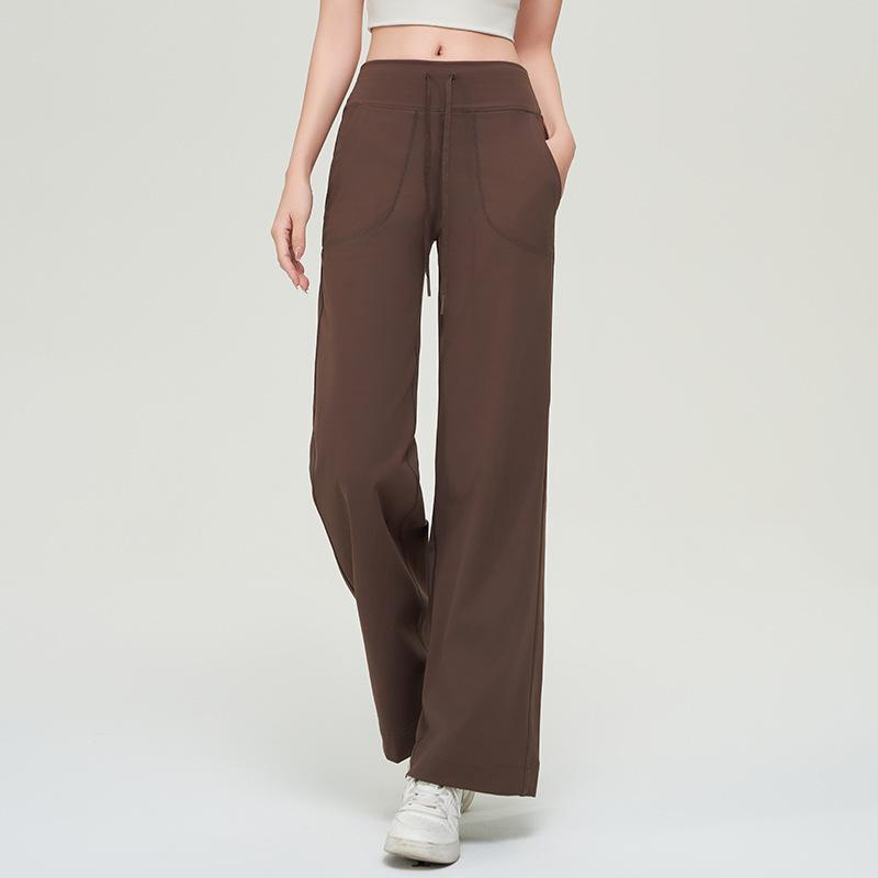 

Yoga Pants Throwback still Wide Leg Casual Sports Pants Women s Solid Color Slightly Padded XL