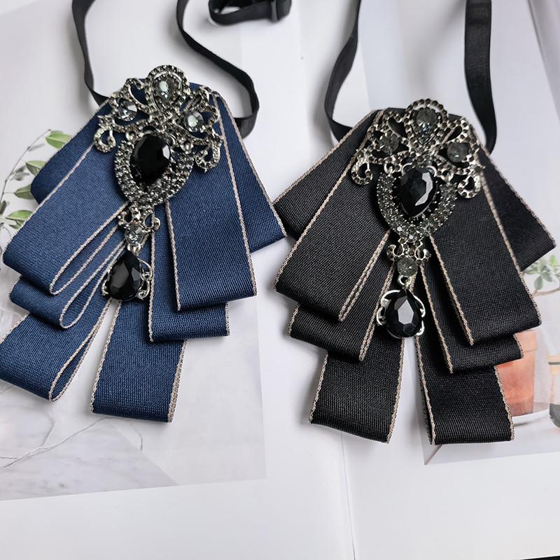 Fashionable Neck Flower Brooch With Rhinestone Accents For Formal And Casual Wear