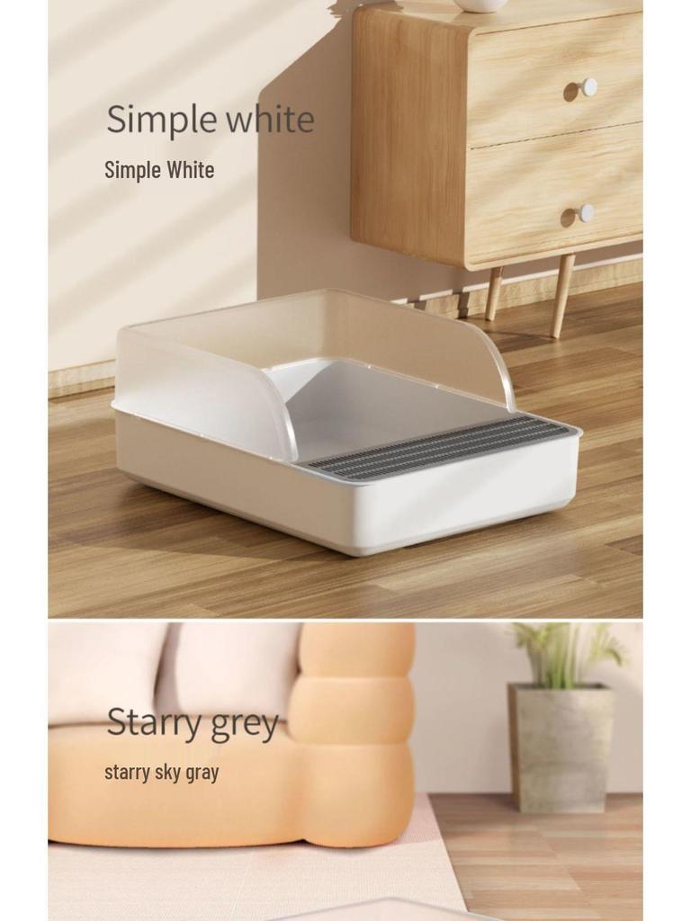 Extra Stor Halvstängd Lukttät Kattlåda Set