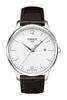 Tissot Tradition Quartz Watch with Silver Dial and Leather Strap, Men's, T0636101603700 (Officially Imported)