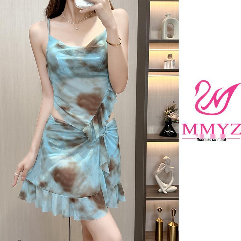 

2025 Women s Sexy Bikini Three-Piece Set - Split Swimsuit Korean Style Hot Spring Swimwear L 105-118 jin