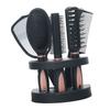 Set of 5 Hair Combs Mirror Set Professional Salon Hair Cutting Brushes Sets Salon Hairdressing Styling Tool And Holder