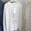 Women Graphic Print Long Sleeve T Shirt Round Neck Casual Loose Fit Tee