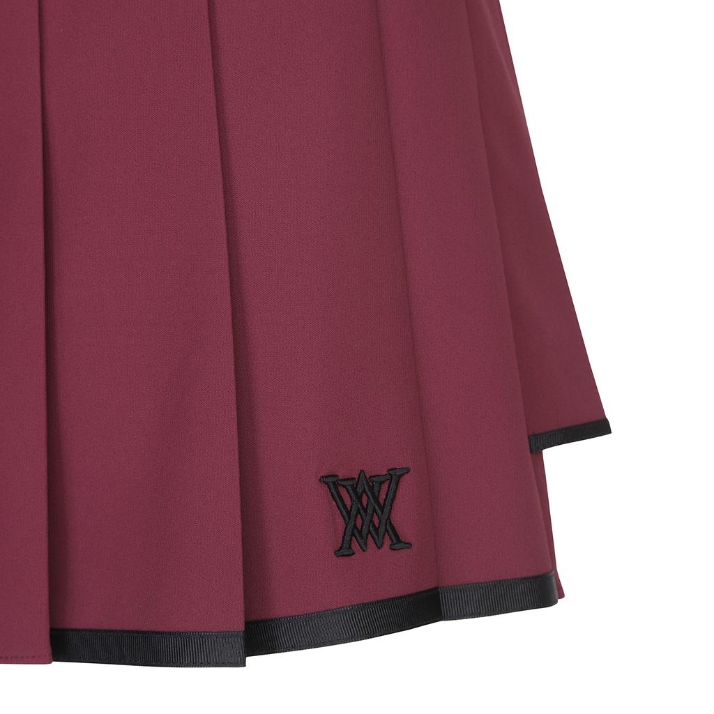 ANEW GOLF W Logo Band Double Pleats Sq_Wi