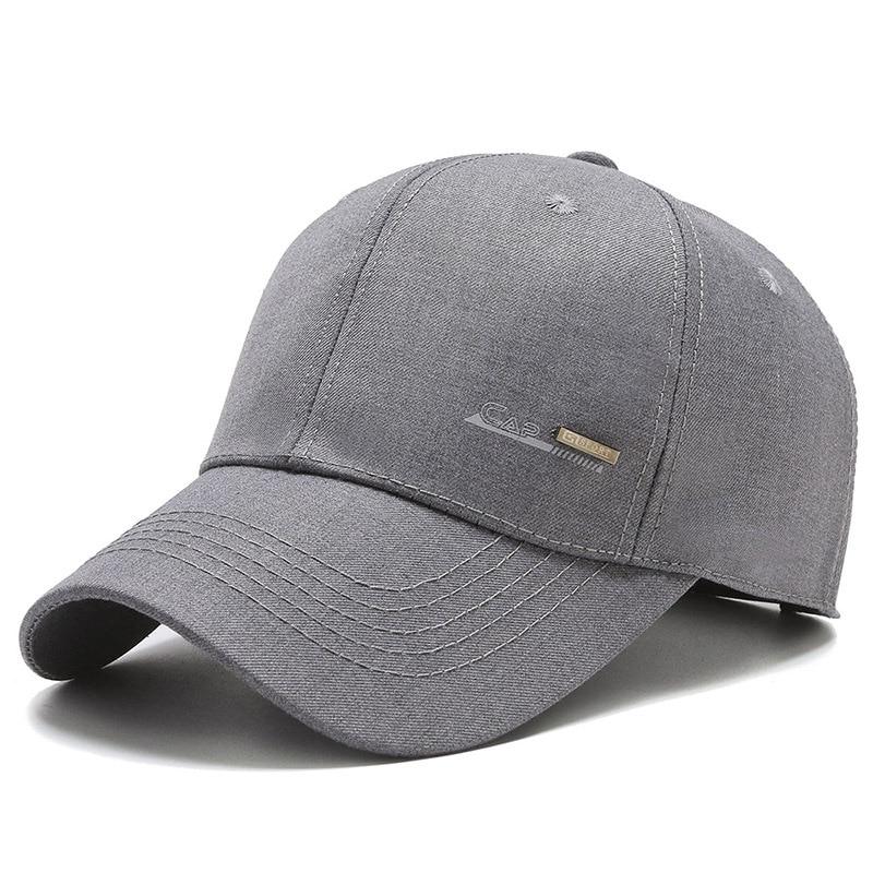 

Мужская бейсболка NORTHWOOD, 5 цветов, однотонные хлопковые шляпы Snapback, регулируемая кепка для гольфа 56-60 cm светло-серый