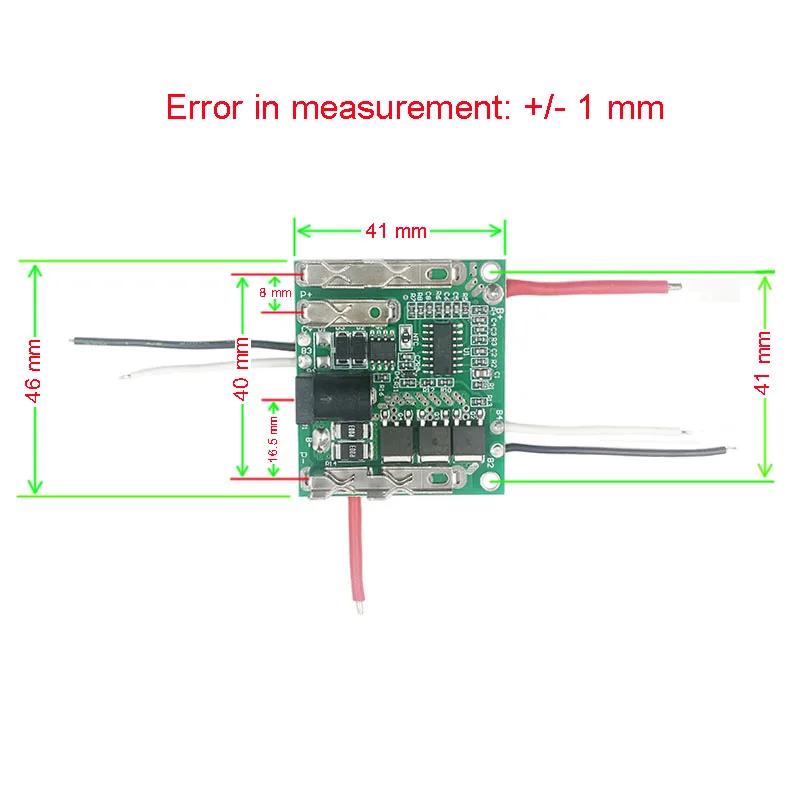 15*18650 Li-ion Battery Case DC Charging Protection Circuit Board BMS PCBA For Lomvum Zhipu Hongsong 21V For Makita 18V Box