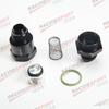 AN10 -10AN Aluminum Non Return One Way Check Valve Fuel EFI Fitting Black