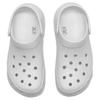 Crocs Crocs Puffs Comfortable and Versatile Simple Commuter Hole Shoes for men and women Light grey