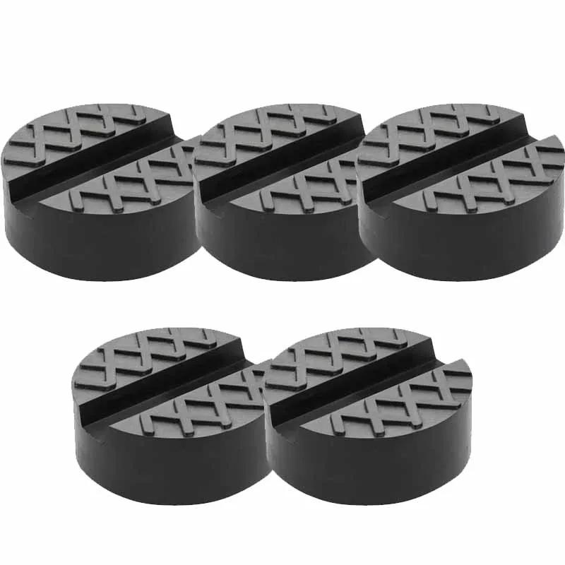 Floor Slotted Car Jack Rubber Pad Frame Protector Adapter Jacking Tool Pinch Weld Side Lifting Disk For Lexus Subaru Fiat Volvo