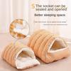 Cat Supplies Closed Detachable  Thickened Autumn Winter Keep Warm Washable Cover Foldable Cat Bed Heat House