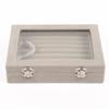 Portable Jewelry Storage Box Earring Ring Necklace Container Jewelry Display Case