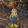 Party Decoration Yard Art Scary Garden Statue Halloween Gnome Dog Skeleton Gnome
