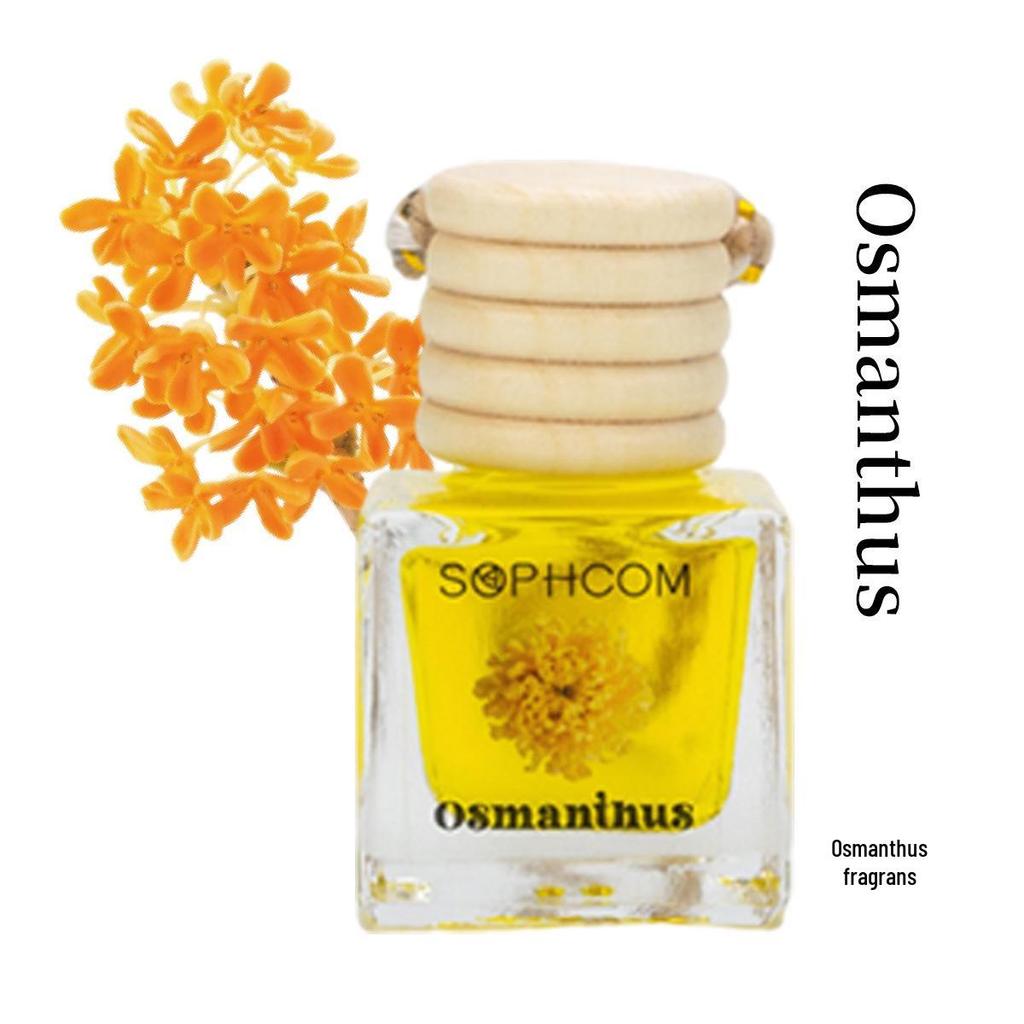 Long-lasting Car Air Freshener Pendant: Essential Oil Hanging Ornament for Interior Decoration