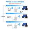 Wifi Extenders Signal Booster 2.4G Wireless Wifi Internet Repeater 300Mbps 4 Antenna Long Range With Ethernet Port For Home