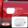 Chrome Fuel Filler Door Gas Tank Cap Cover Trim for Ford F-150 + Accessories