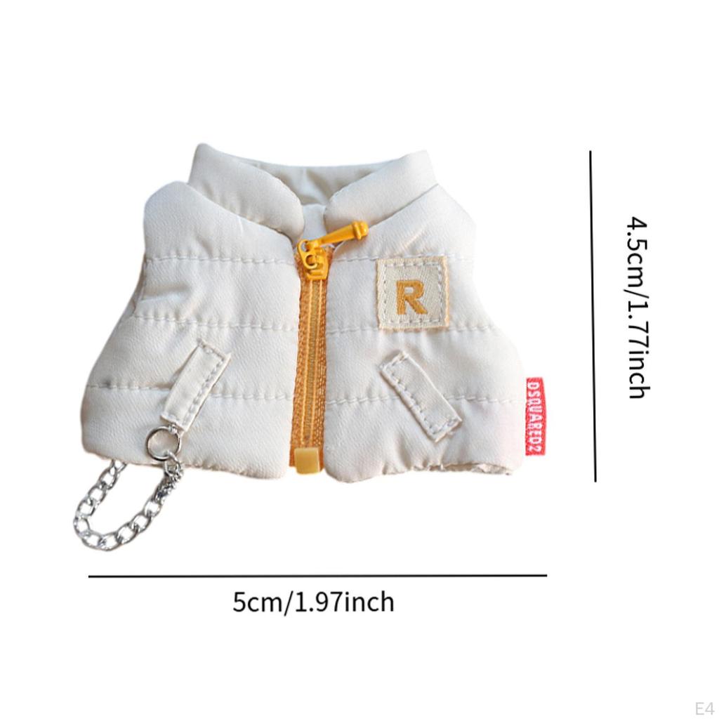 Dolls Cotton Vest Outfits Accessories, Miniature Clothes for 10-15cm Boy Thanksgiving Gifts