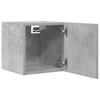 TV Wall Cabinets 2 pcs Concrete Grey 30.5 x 30 x 30 cm
