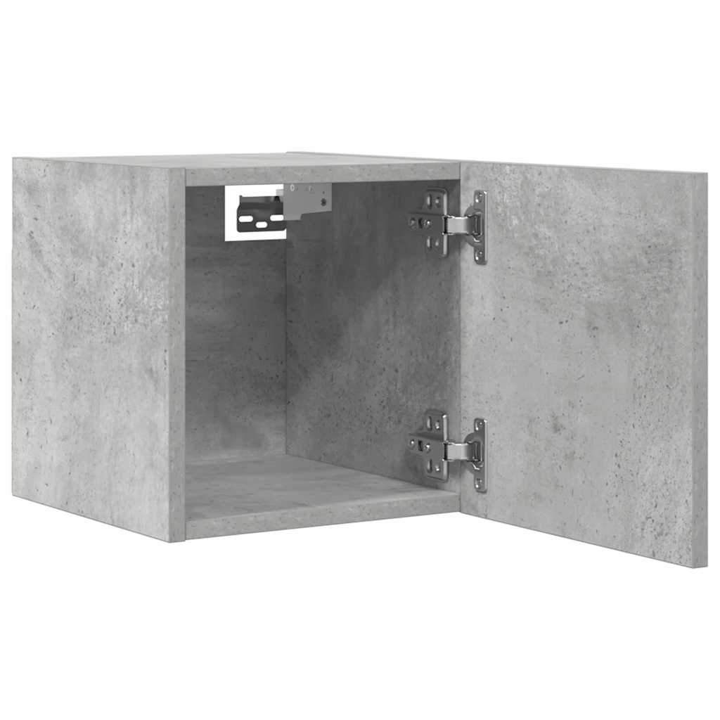 TV Wall Cabinets 2 pcs Concrete Grey 30.5 x 30 x 30 cm