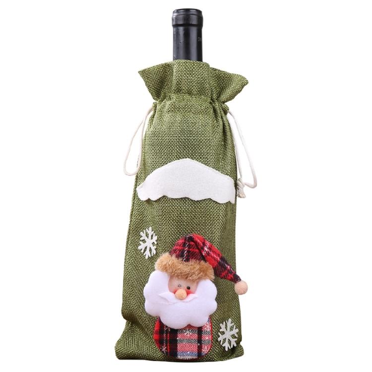 Christmas Wine Bottle Cover Wine Gift Bag New Year 2023 Xmas Gifts Holiday Party