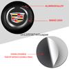 AABHX1 4Pcs 56mm Aluminum Emblem Car Wheel Center Hub Caps Sticker For Cadillac Logo Escalade CTS ATS SRX XTS XT5 STS CT5 CT6 BLS XLR