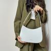 Luxury Cow Leather Bags Women Shoulder Bags Metal Decor Messenger French Vintage Underarm Purse Ladies Trendy Tote Bags