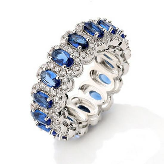 RAKOL Anello in Rame Colorato Moda Europea & Americana per Donne
