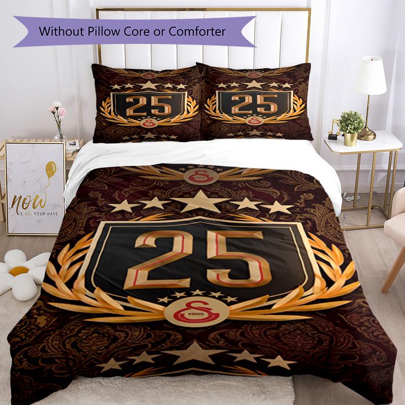 Set Biancheria da Letto Galatasaray Traspirante Copripiumino con Federe Biancheria da Letto Decorativa per Camera da Letto Decorazione della Casa Regalo di Compleanno