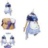 Genshin Impact Sangonomiya Kokomi Maid Cosplay Costume For Role Play And Halloween