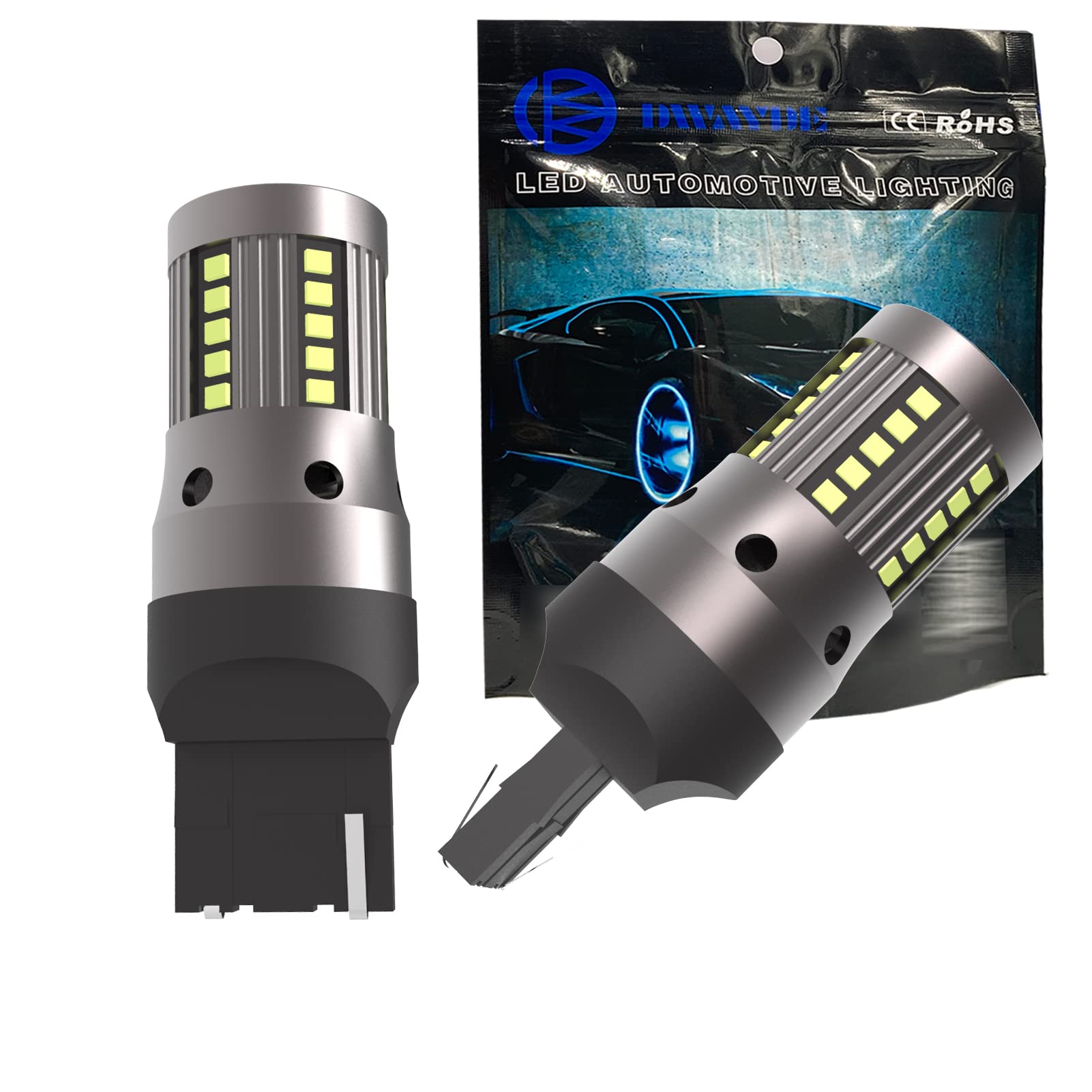 

dwayde T20 W21 7440 6000K Дневной свет/Боковой свет Белая светодиодная лампа Декодер Canbus 7440-T20