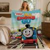 Animation T-Thomas Friends Throw Blankets Soft Warm Flannel Blanket Bedding for Bed Living room Home Sofa