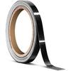 Metallic Black Gloss Vinyl Detailing Wrap Ptriping Tape 20ft Roll (1/2 Inch X