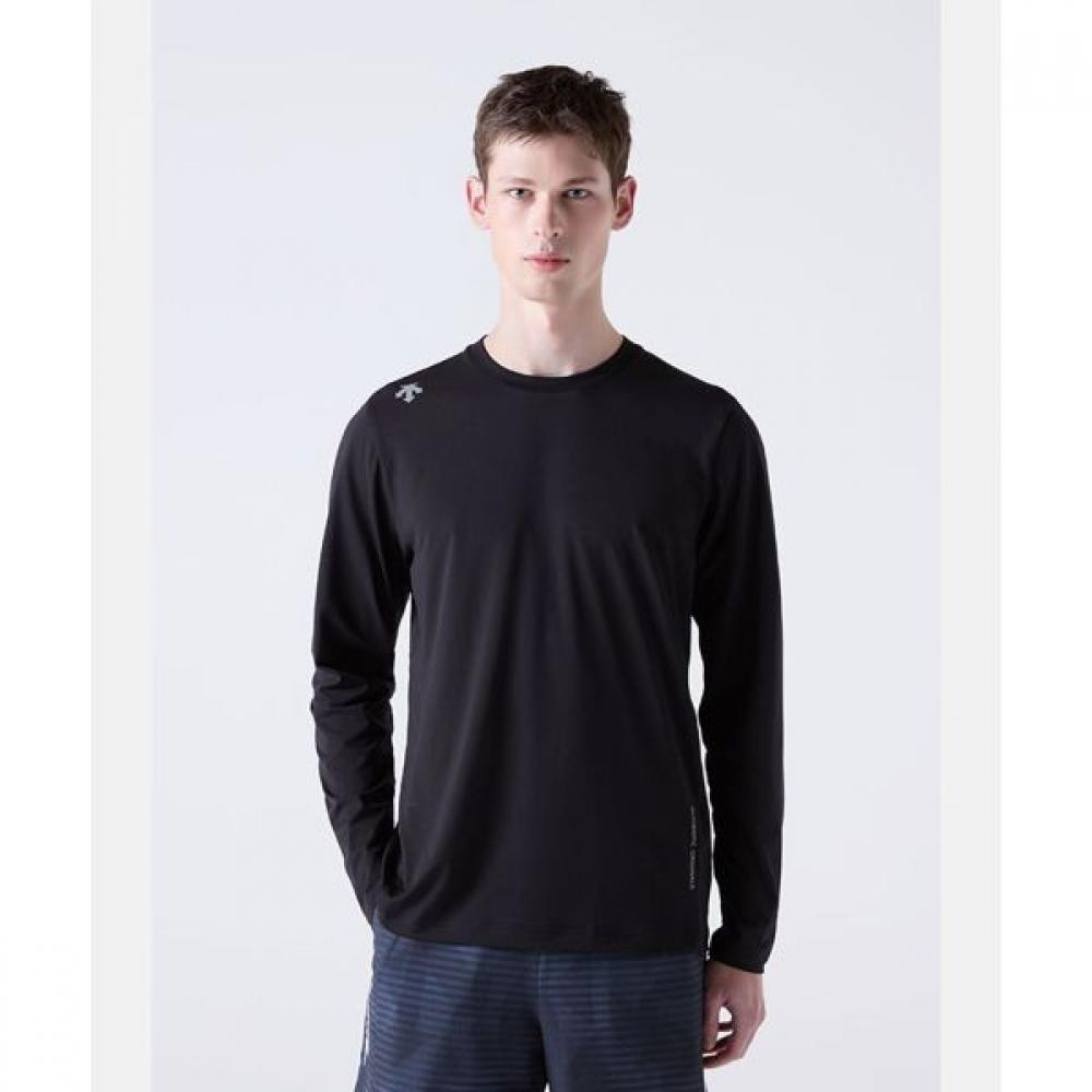

Футболка DescenTe Running Quick Dry с длинным рукавом, черная BLK0BLACK/100