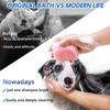 Cat Dog Pet Bath Brush Shampoo Massage Brush Puppy Cat Massage Comb Grooming Brush Soft Silicone Scrubber Shower Brushes Pet Accessories Cleaning