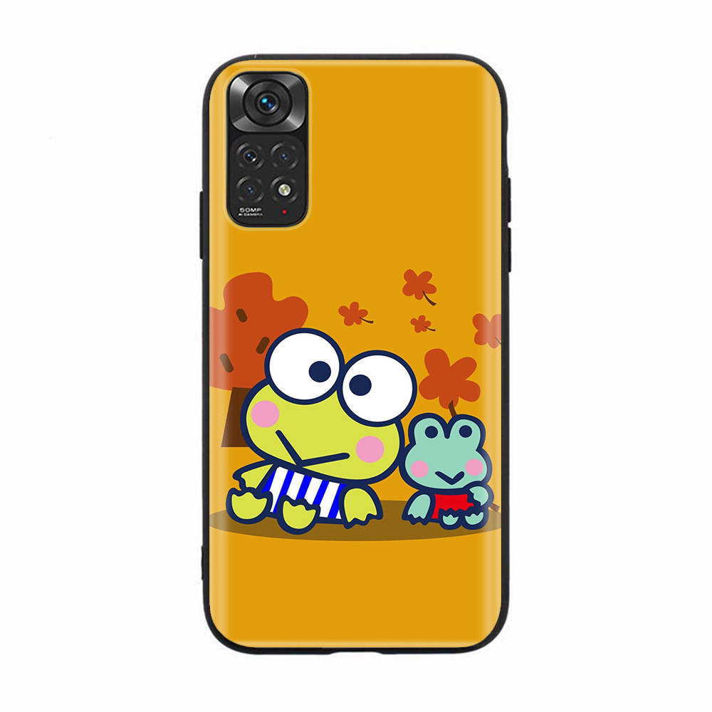 Schwarze Hülle für OPPO Reno 8 6 5 4 Pro Plus Find X3 A17 A3 A31 A38 A40 A53 A54 A55 A74 A76 A78 A77 A80 A94 A95 A96 Lite H-34 Frog Keroppi