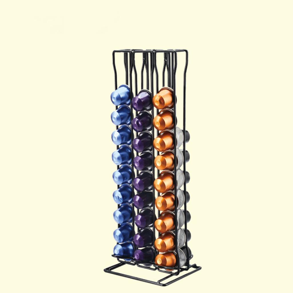Giratorio giratorio de 60 cápsulas Soporte de cápsula de café Tower Stand  Rack para Nespresso comprar a buen precio — entrega gratuita, reseñas  reales con fotos — Joom