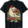 Grandmasaurus T Rex Dinosaur Grandma Saurus Family Matching T-Shirt