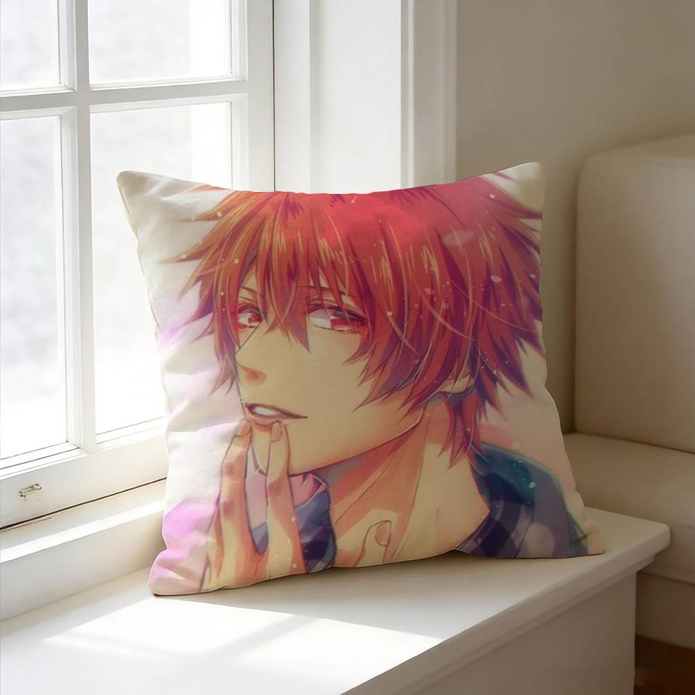 Game U-Uta no P-Prince-sama O-Otoya  Pillow Case Square Double-Sided Sofa Cushion Cover Bedroom Bedside Pillow