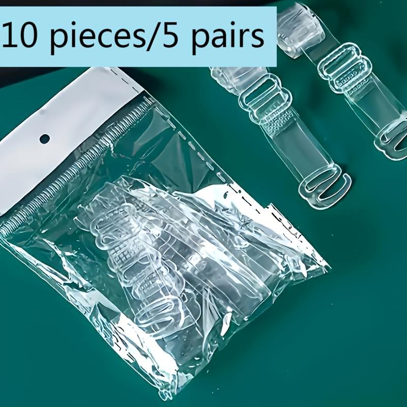 

10Pc Transparent Bra Shoulder Strap-High-Elasticity Adjustable Invisible For Women s Underwear,Essential For Daily Dress Evening XXXS